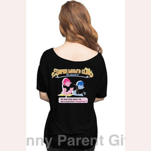 Apliiq Women s / Black Monster Mom, Mama Bear - Super Mom's Club Short-Sleeved Pocket T-Shirt for Women