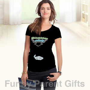 Funny Parent Gifts Maternity S / Black This is My Last One, Seriously - Short Sleeved Ruched Side Maternity T-Shirt