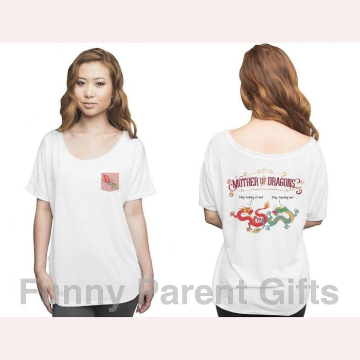 Mother of Dragons Short-Sleeved Pocket T-shirt for Women for Game of Thrones Fans
