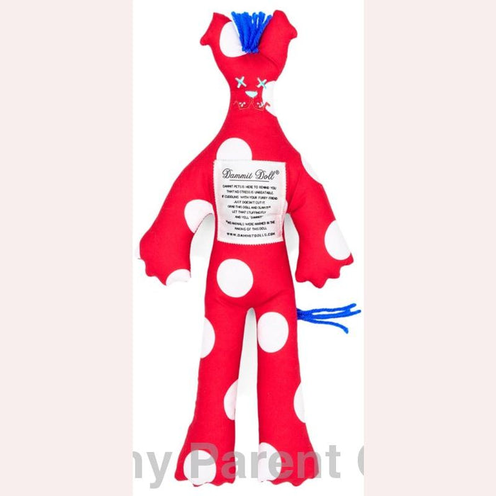 Original Dammit Doll 12” Plush Stress Reliever The Mascot Red