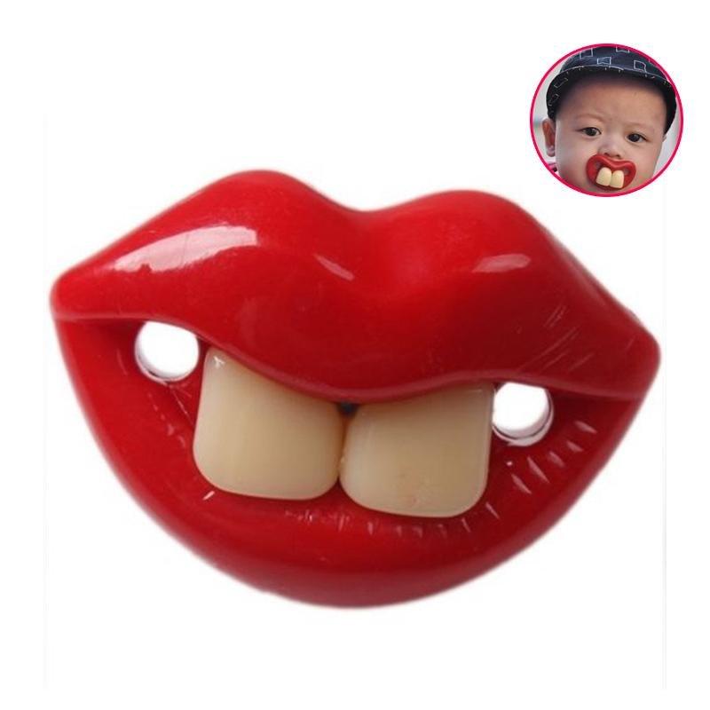 Funny Parent Gifts Kids Buck Teeth Billy Bob Pacifier for Babies