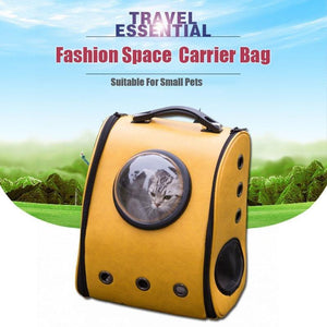 Funny Parent Gifts Pets Space Cabin Breathable Pet/Dog/Cat Bubble Carrier Backpack