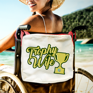 Funny Parent Gifts wheelchair bags Wheelchair/Walker Bag Trophy Wife - Red Handie Totie Bagz Wheelchair/Walker Bag