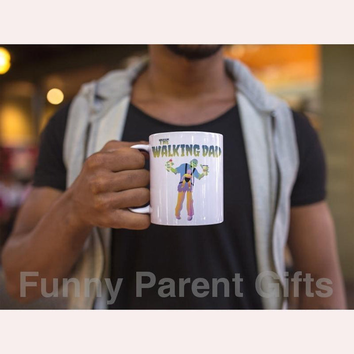 The Walking Dad, Zombie Dad - 11 oz and 15 oz Coffee Mug/Cup