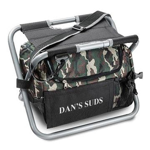 JDS Gifts Men Deluxe Personalized Camouflage Sit n’ Sip Cooler Seat